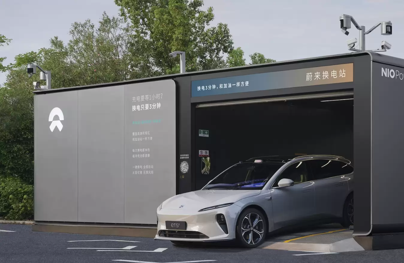 蔚来 NIO Power 新增上线 36 座站桩，累计已建成换电站 3680 座