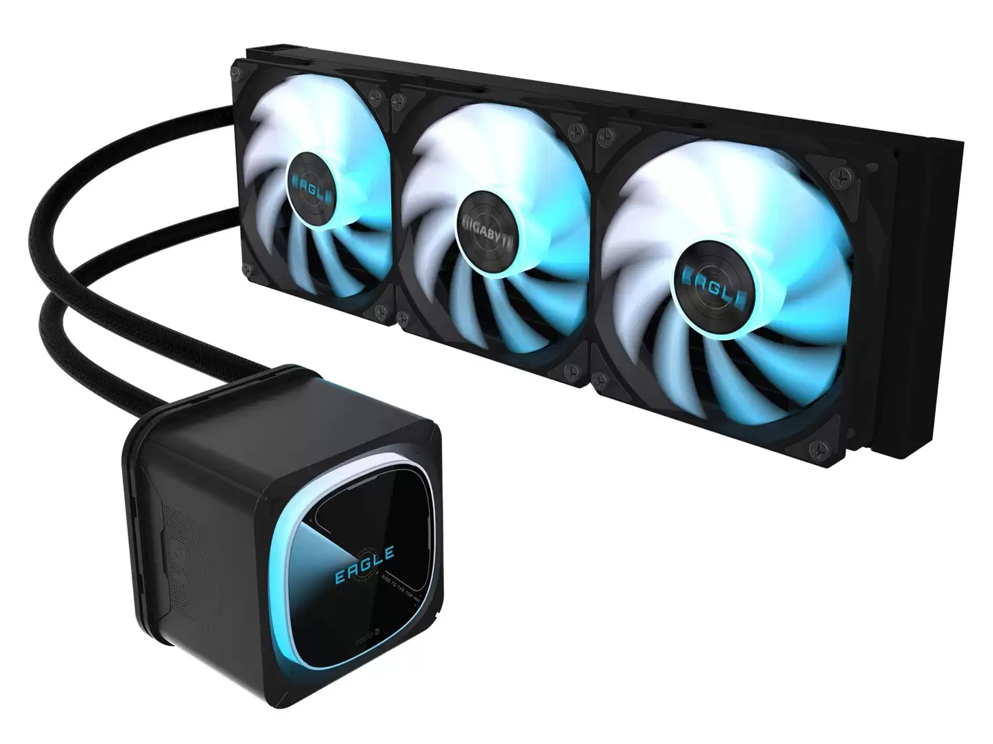 技嘉推出猎鹰 EAGLE 360 一体式水冷散热器:预装风扇,配备通用扣具