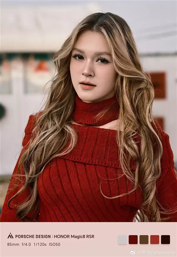 荣耀Magic8 RSR保时捷设计人像大片出炉：发丝清晰 细节拉满
