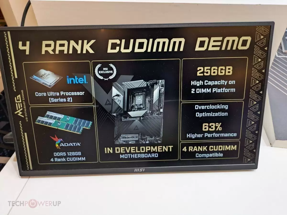 微星推CUDIMM旗舰主板,支持256GB高频内存