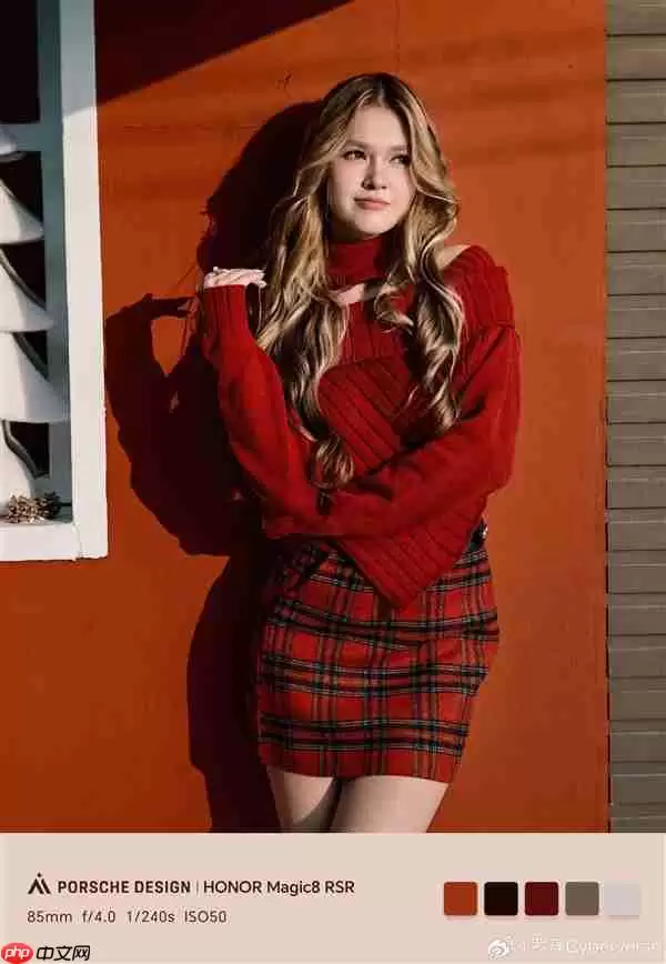 荣耀Magic8+RSR保时捷设计人像大片出炉:发丝清晰 细节拉满
