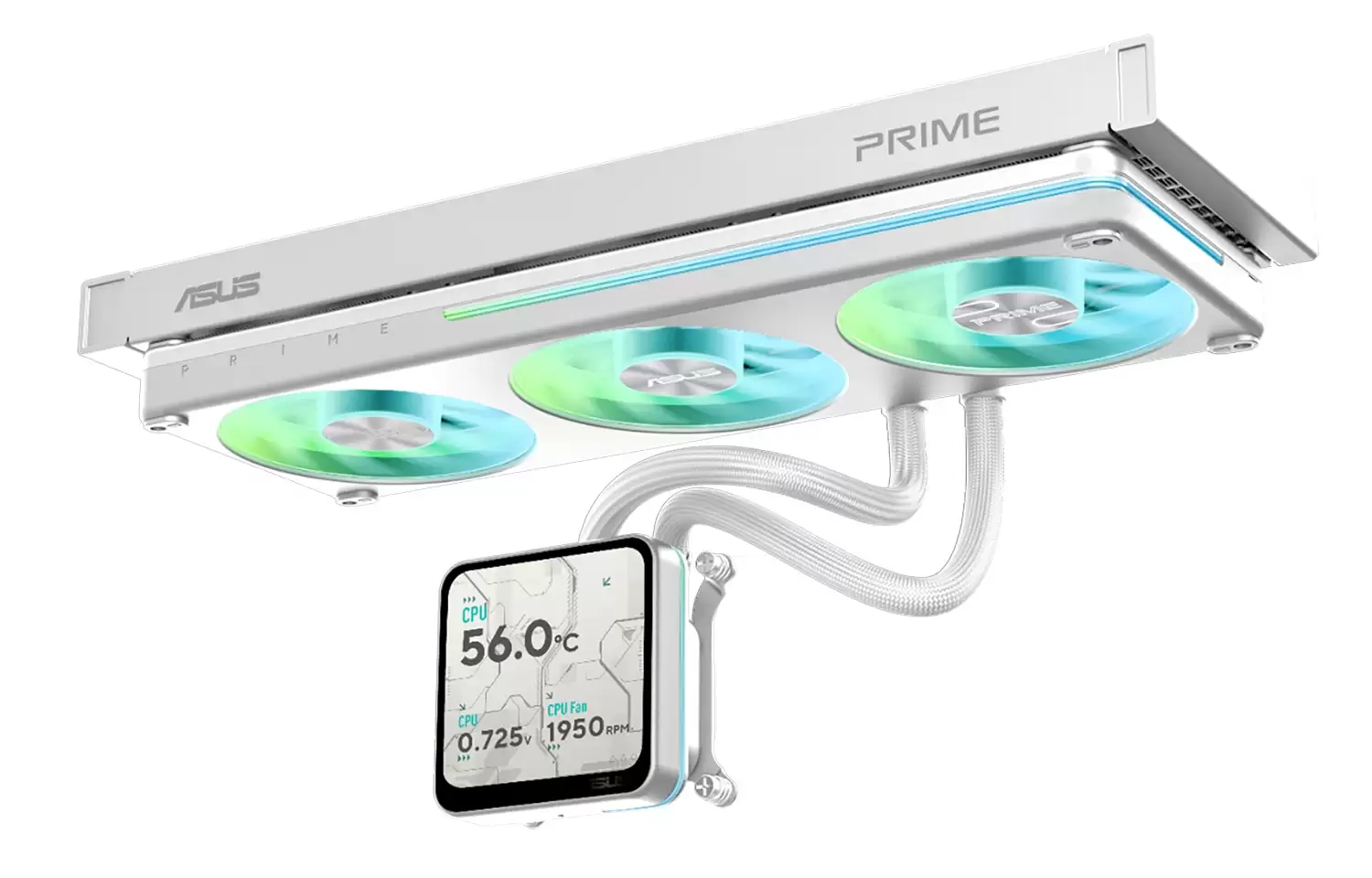 华硕推出ROG Strix IV / Prime II 系列 360 ARGB LCD 水冷，可选SLC 短管款