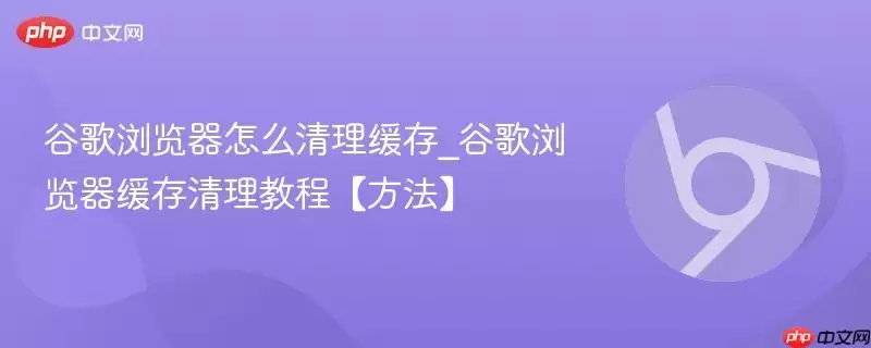 谷歌浏览器怎么清理缓存_谷歌浏览器缓存清理教程【方法】