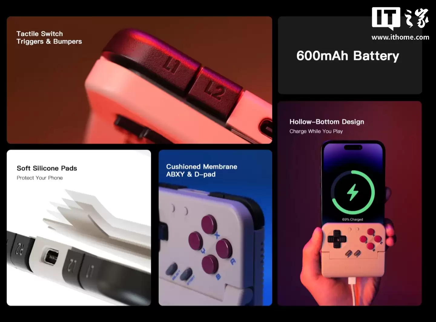 将智能手机化身 Game Boy，盖世小鸡推出 Pocket 1 竖屏无线手柄