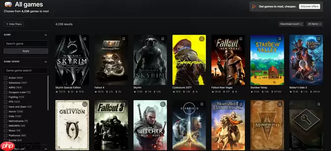 N站MOD单日下载刷新历史记录达3500万 一半以上老滚5贡献