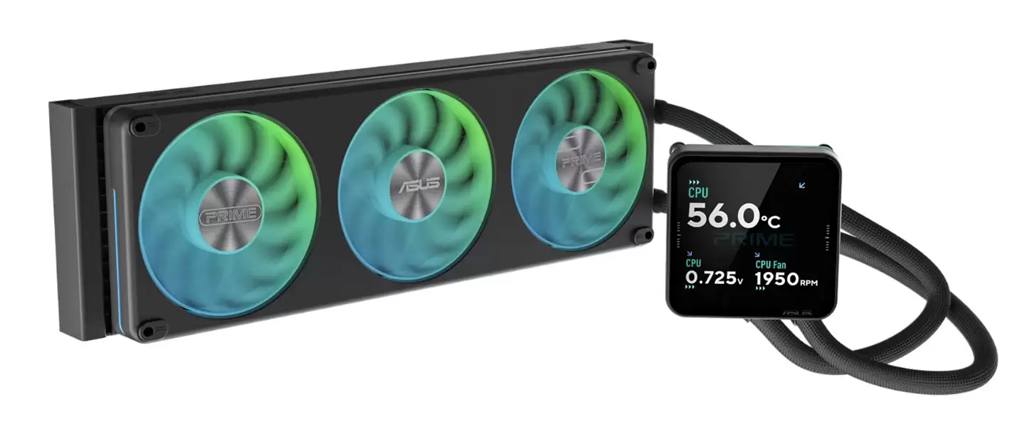 华硕推出ROG Strix IV / Prime II 系列 360 ARGB LCD 水冷，可选SLC 短管款