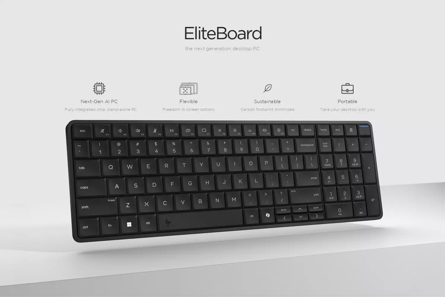 惠普键盘式PC EliteBoard G1a进军企业市场