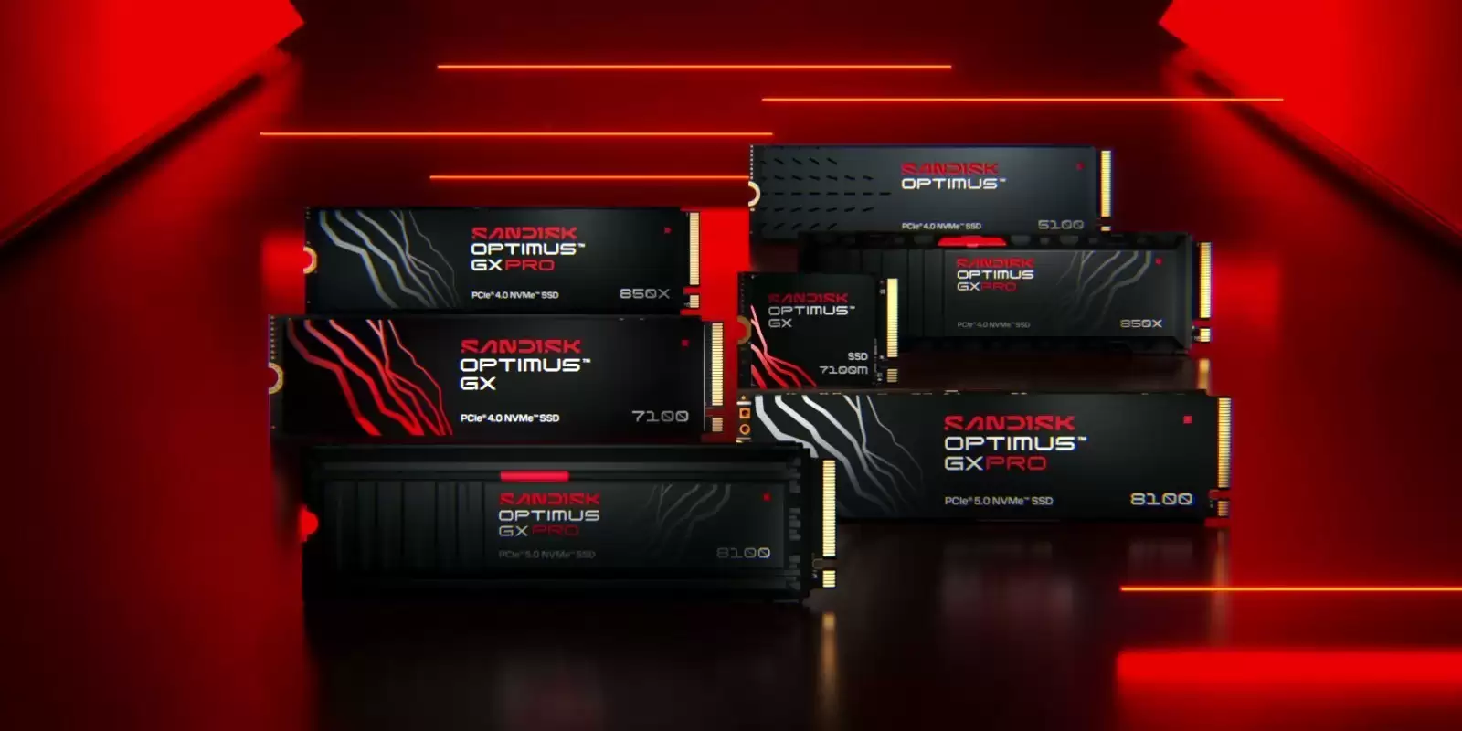 闪迪发布游戏级SSD新品品牌Optimus