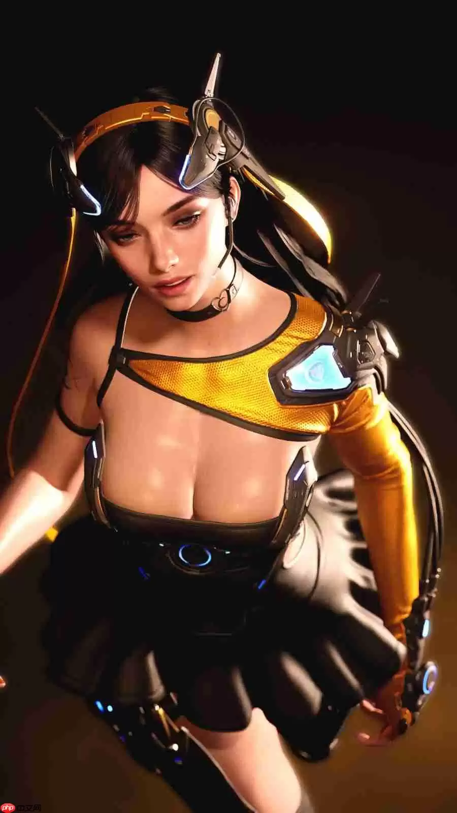 粉色连体服翘臀超性感！国外博主《剑星》伊芙全3D图