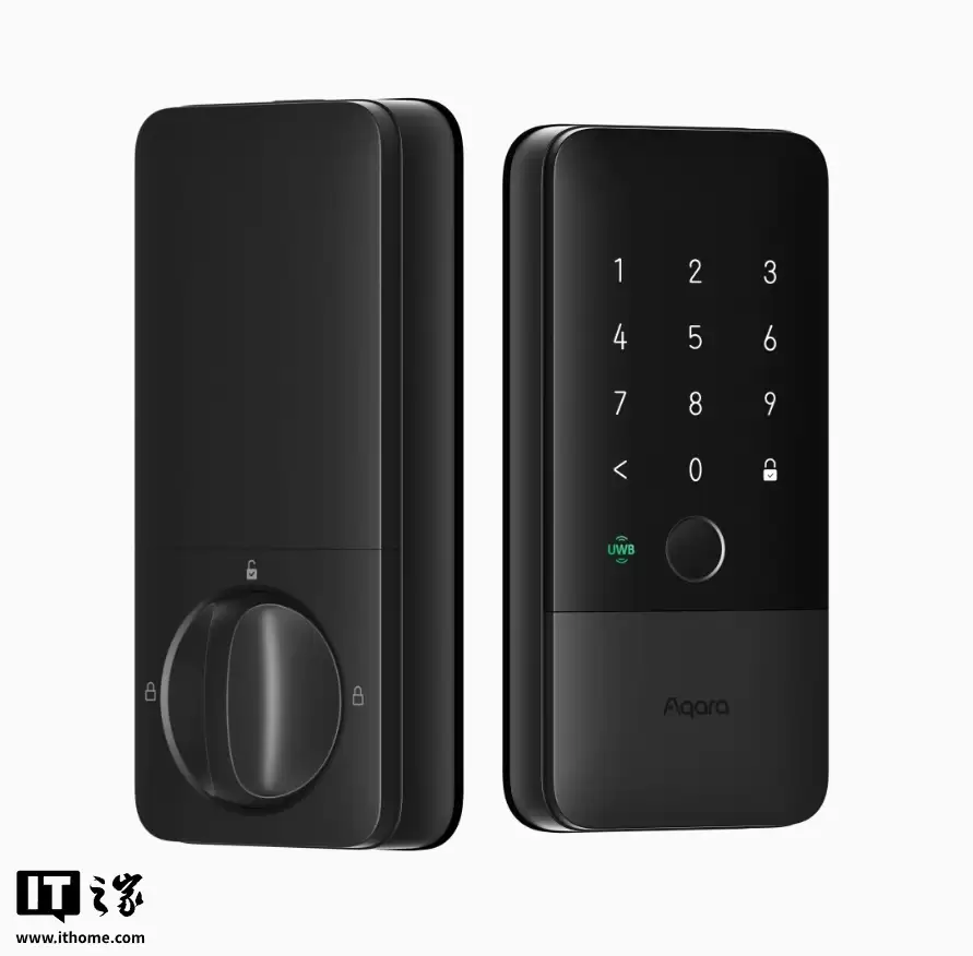 Aqara 绿米推出 U400 智能锁:自带 UWB 超宽带,可实现无感解锁