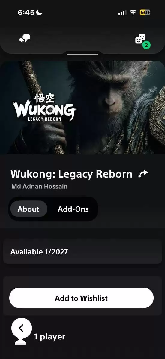 PS商店惊现《黑神话》续作定档2027 老外差点被骗