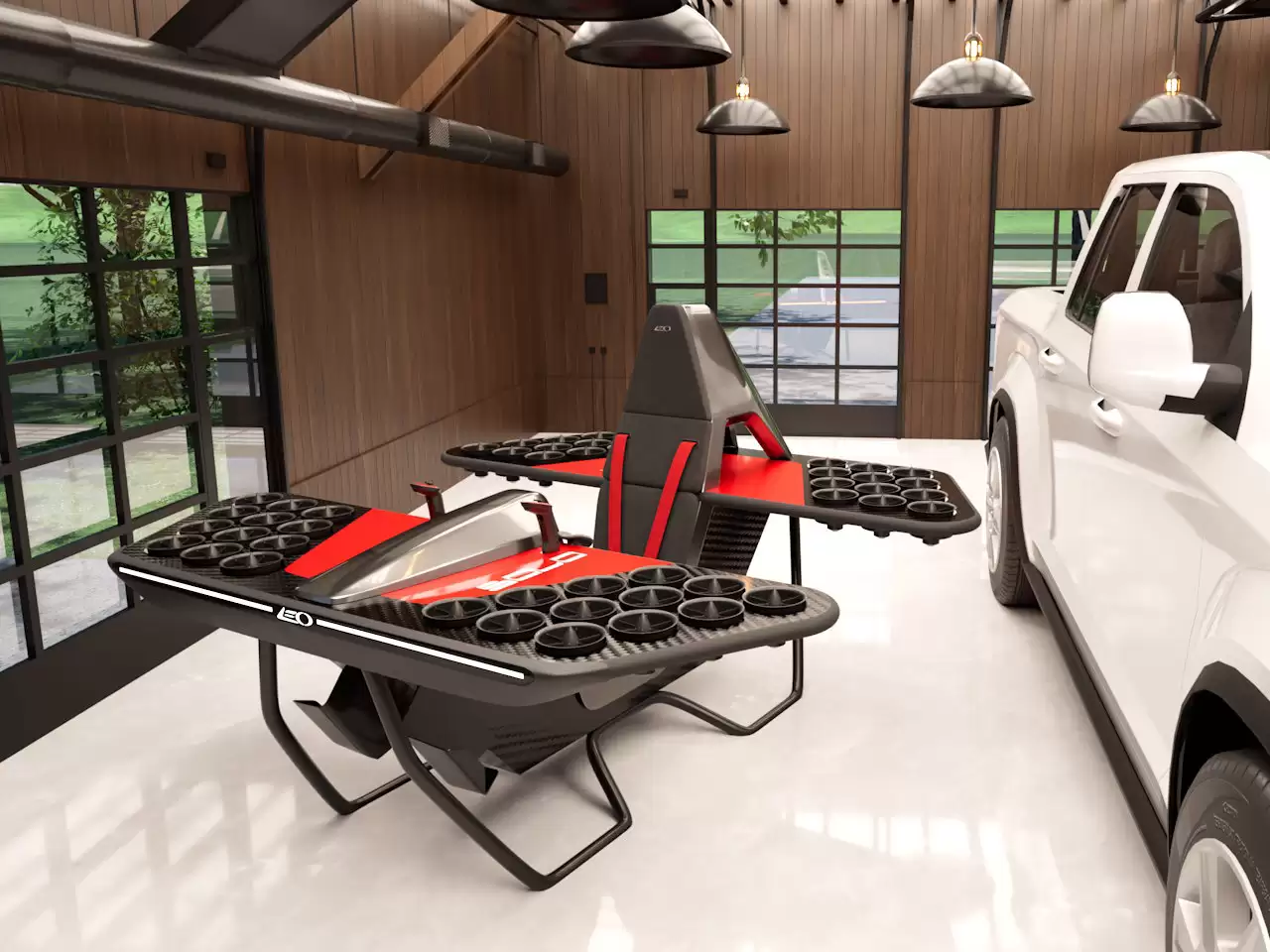 Leo Flight 推出全球首款电动飞行摩托 JetBike：售 99900 美元，用户可通过《微软飞行模拟》进行训练