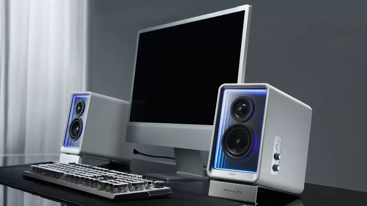 漫步者首款配 HDMI eARC 的紧凑型有源音箱：M90 亮相，解决多设备切换痛点