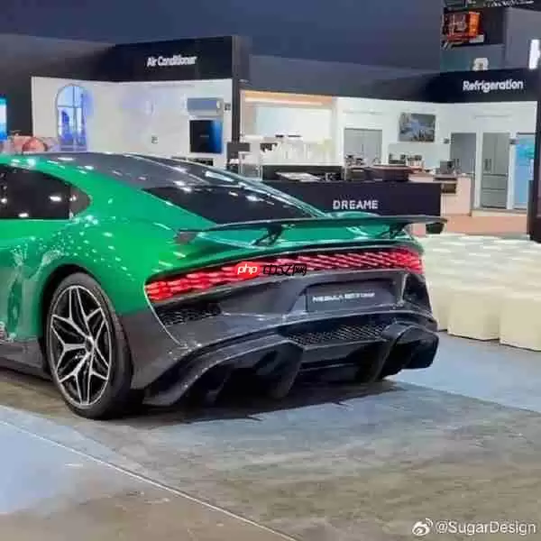 追光汽车实车曝光 采用绿色涂装 前脸设计极具攻击性