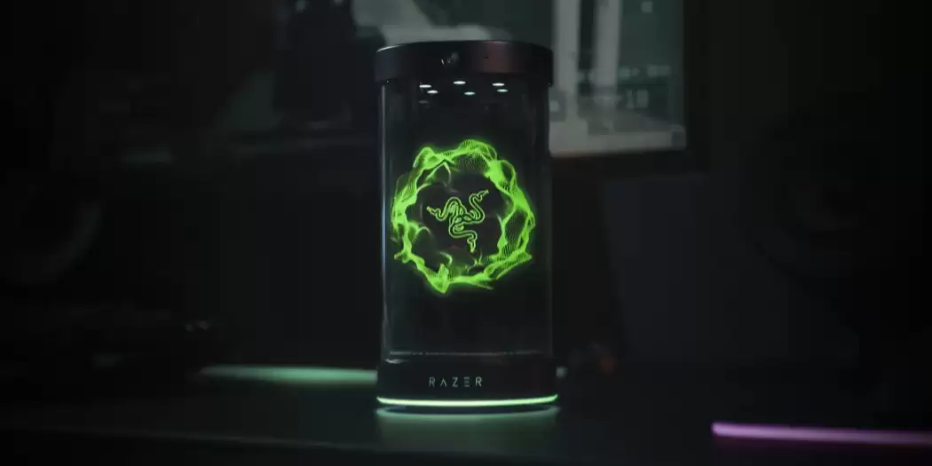 雷蛇 Project AVA 概念实体化:基于 5.5 英寸 3D 全息屏幕的桌面 AI 搭档