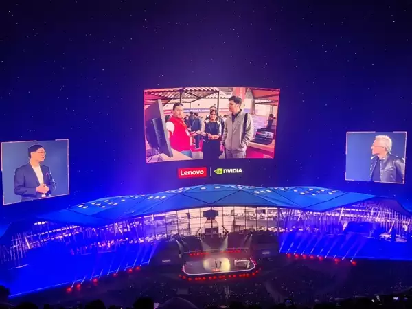 黄仁勋杨元庆官宣最新合作计划:推出联想人工智能云超级工厂