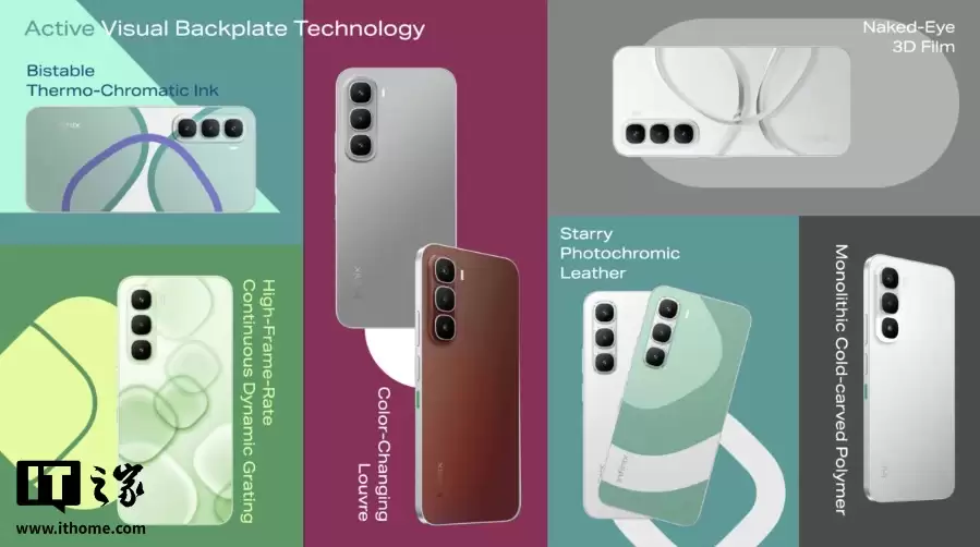 首款全球卫星通话智能手机:传音 Infinix NOTE 60 亮相,液冷散热、压电风扇、可变色后盖、磁吸扩展模块