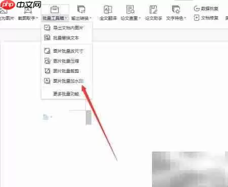 WPS批量图片添加水印教程