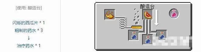 我的世界瞬间治疗药水二级怎么做2026