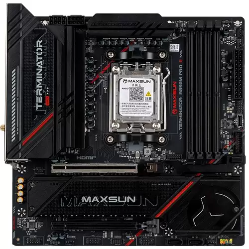 铭瑄终结者 B850M PRO II WIFI7 主板上线：全满速 M.2，999 元