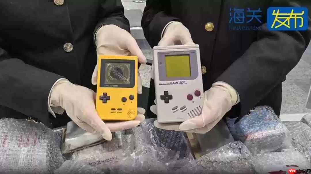 别等你的快递了 125台二手走私Game Boy被海关查扣