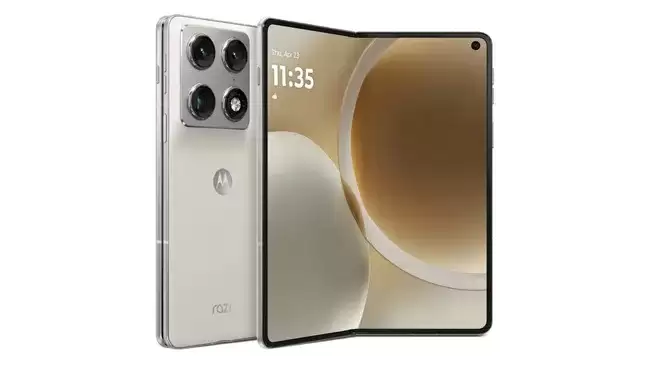 摩托罗拉首款大折叠Razr Fold亮相CES:双屏+全系5000万三摄成核心亮点