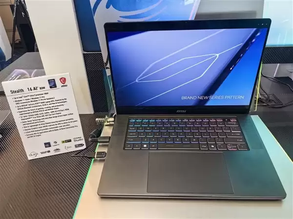 不足2kg的RTX 5090轻薄旗舰全能本!微星发布绝影16 AI+笔记本
