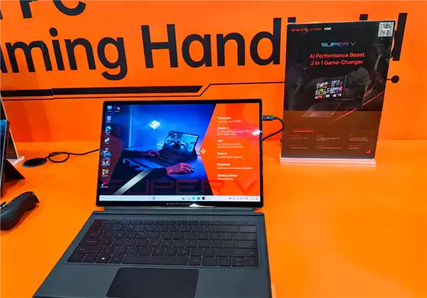 壹号本Super V二合一本领相CES：搭载酷睿Ultra X7 358H