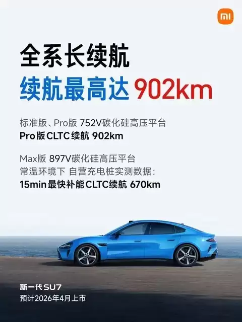 小米SU7迎首升,4月上市预售22.99万起