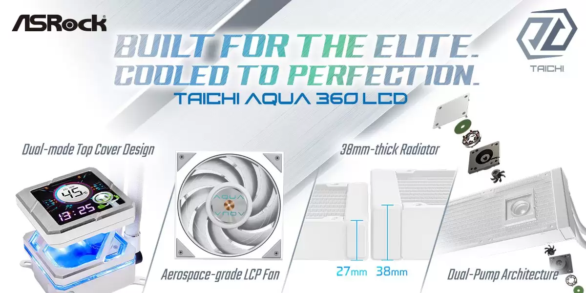 华擎介绍 AIO 水冷散热器，覆盖 Taichi、WS 至 Pro 全产品线