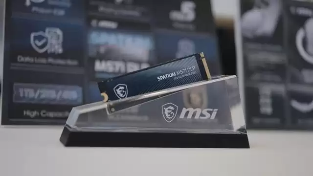 微星展示SPATIUM M571 DLP：旗舰Gen5 SSD，内置数据丢失保护