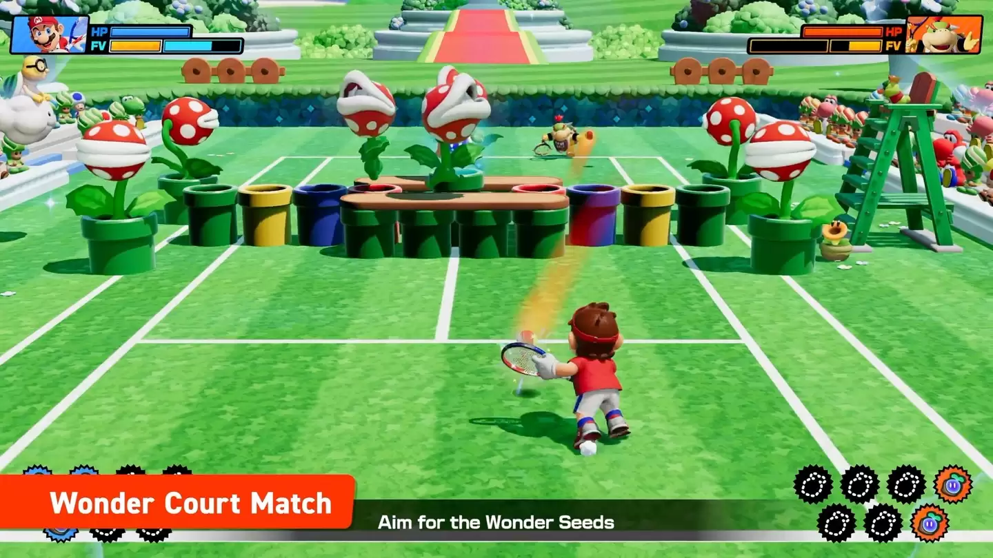 《马力欧网球狂热》游戏 2 月 12 日登陆 Switch 2：首发 38 名角色、30 种球拍