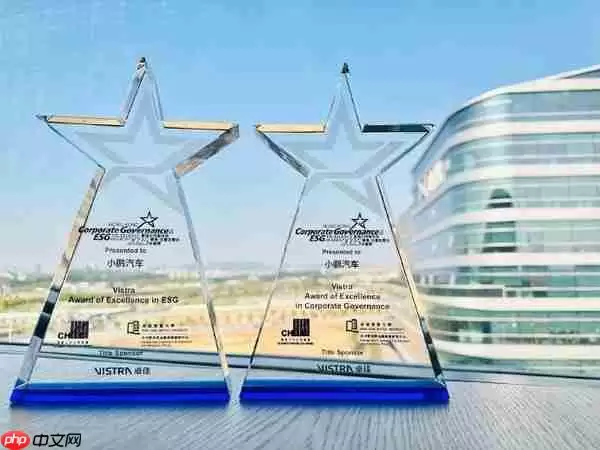 小鹏汽车获香港ESG双项大奖 标识同步亮相时代广场