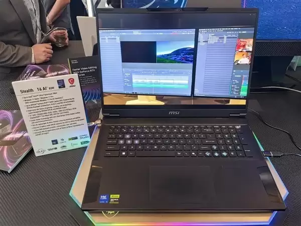 微星绝影16+ AI+发布:轻薄旗舰斩获2026CES创新奖