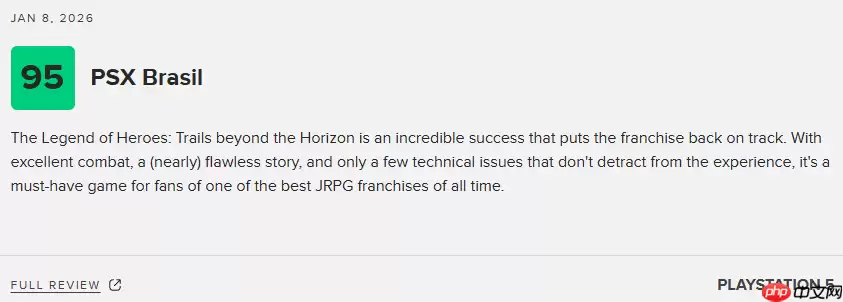 《英雄传说：界之轨迹》M站86分：战斗系统出彩 故事无可挑剔