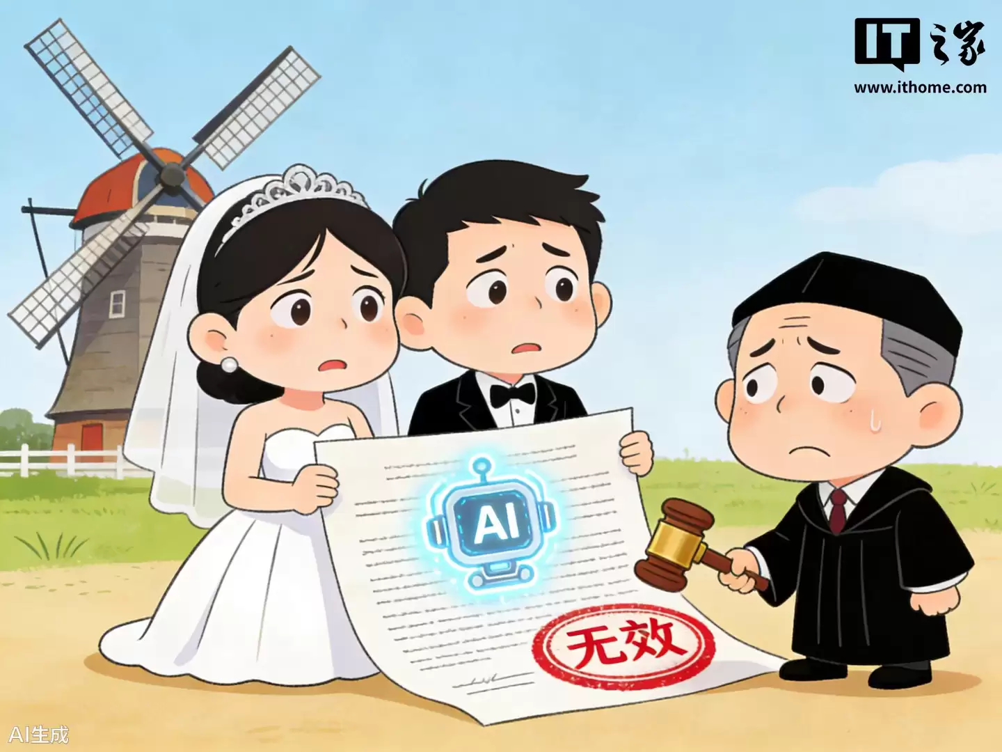 ChatGPT“代写”誓言，荷兰一对情侣婚礼被法院裁定无效