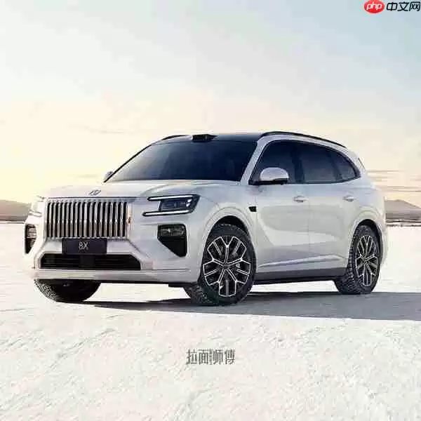 极氪8X假想图曝光 直瀑式格栅与贯穿尾灯辨识度极高