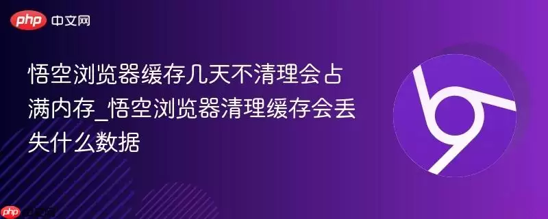 悟空浏览器缓存几天不清理会占满内存_悟空浏览器清理缓存会丢失什么数据