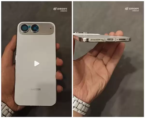 小米17 Air早期模具偷跑:神似双摄版iPhone Air 薄至5.5mm