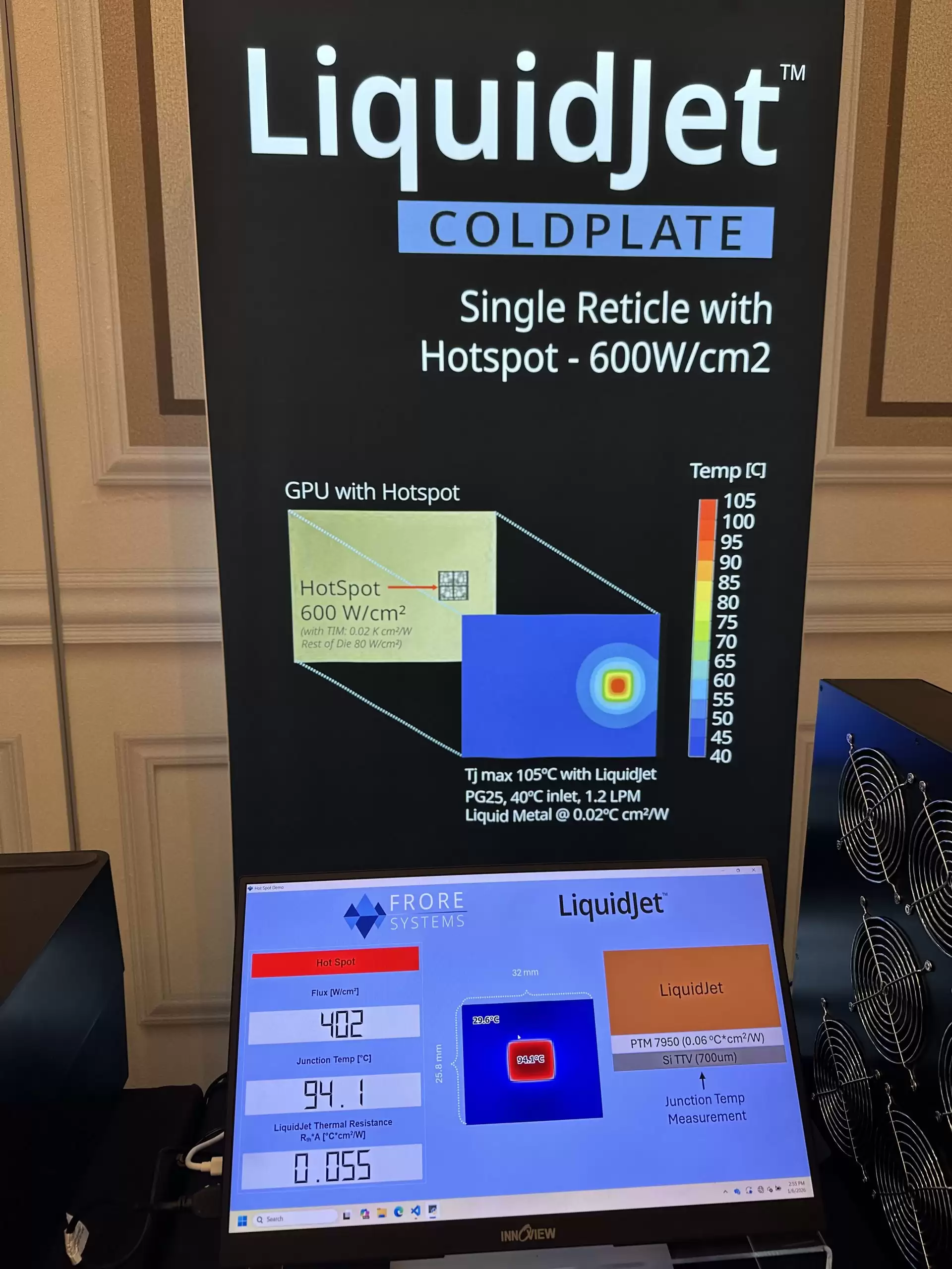 Frore 展示 LiquidJet 散热方案，为英伟达 Rubin GPU 压制 1950W 高温