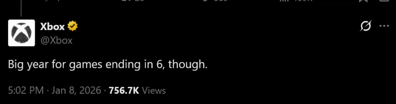 微软暗示Xbox直面会有很多带“6”的游戏，引玩家猜想《上古卷轴6》是否亮相