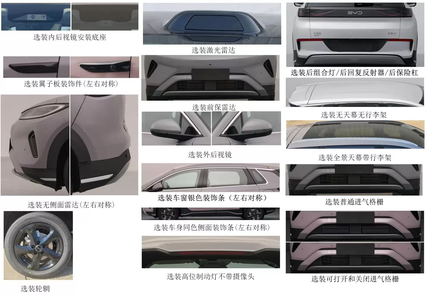 全新外观、新增大电池版本，新款比亚迪海狮05DM申报