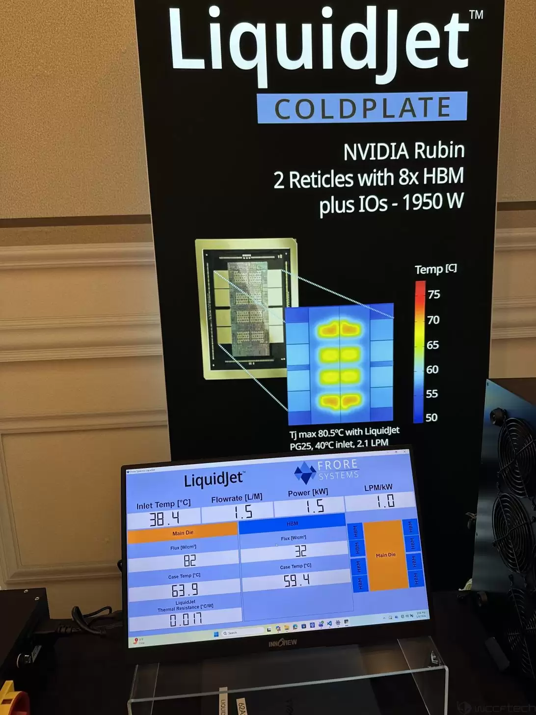 Frore发布LiquidJet冷板技术，支持4400瓦级GPU散热