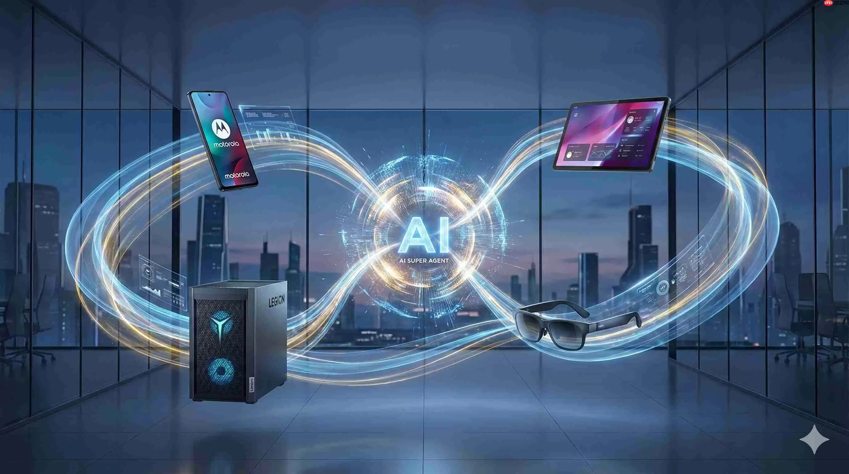 联想CES祭出AI大招：超级智能体硬刚豆包