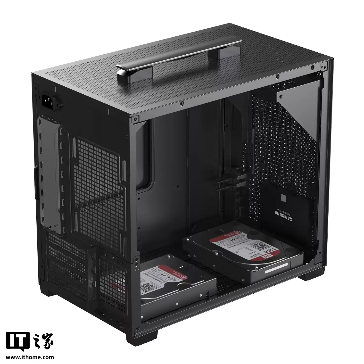 影驰上架金属大师 T240 机箱:提供便携加固提手、支持 178mm 风冷 / 240mm 水冷,189 元