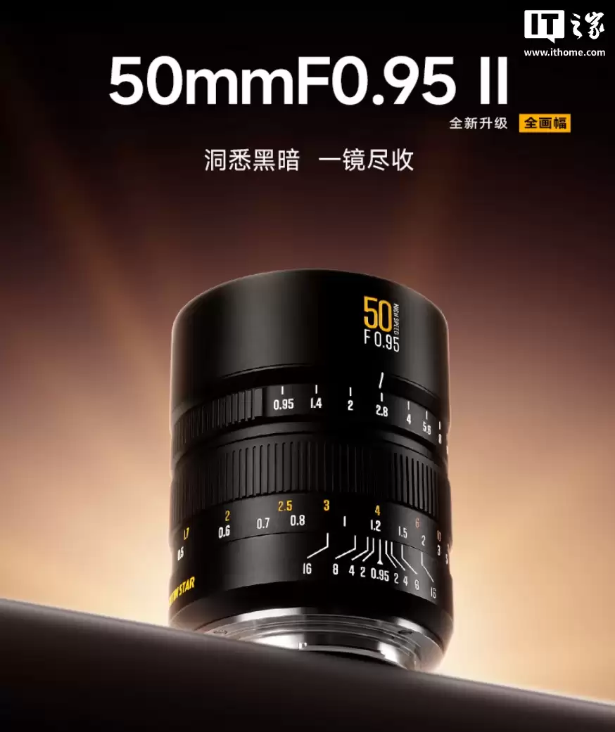 国产全画幅 F1.05?星曜光学预热镜头新品,“重新定义光圈”