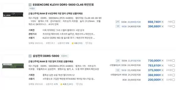 韩国内存价格飙涨 全球市场持续走高