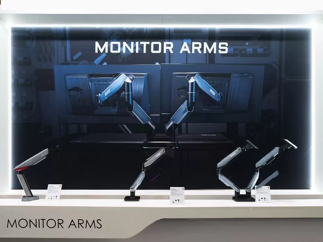 微星发布MPG/MAG/PRO三大系列显示器支架