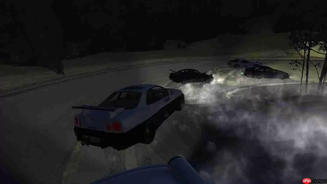 在秋名山上狂飙！ Steam喜加一：多人竞速游戏《Initial Drift Online》