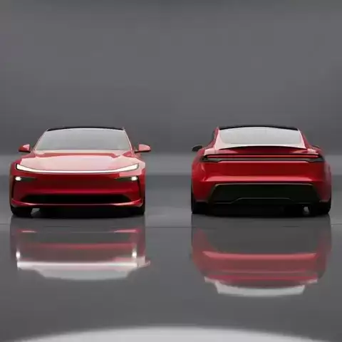 新款特斯拉Model S渲染图曝光：前后全部采用贯穿式大灯